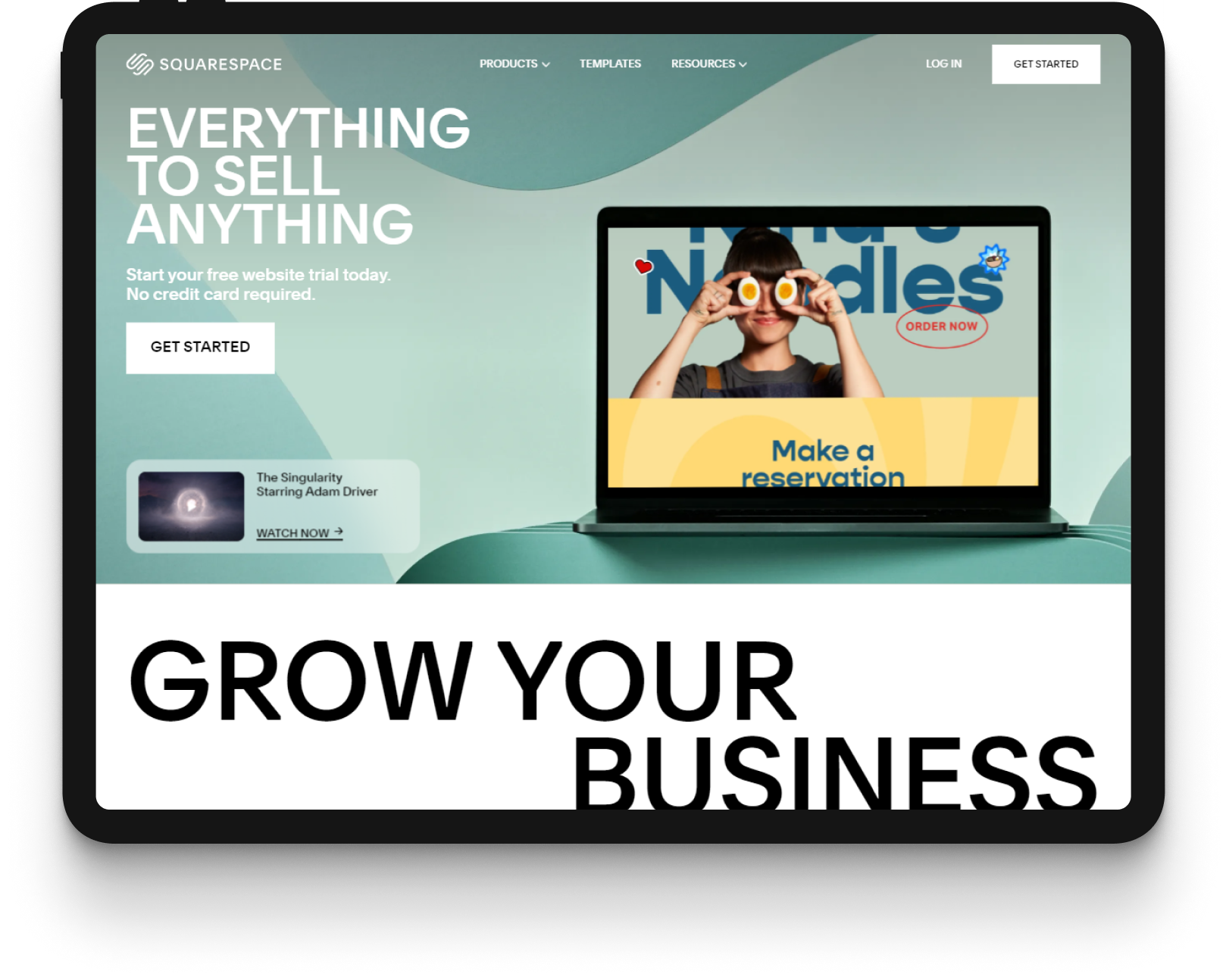 Squarespace - сайт для создания сайтов